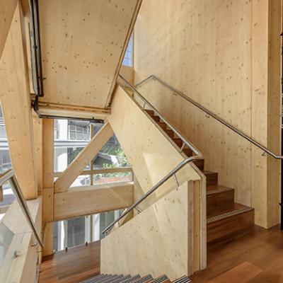  Interior timber stair